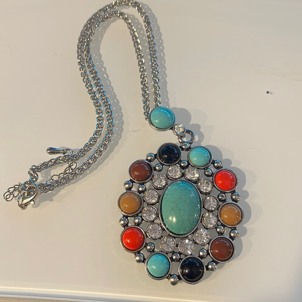 Boho/western necklace/earrings